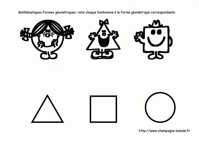 Épinglé Sur Les Formes destiné Fiche Maternelle Petite Section A Imprimer