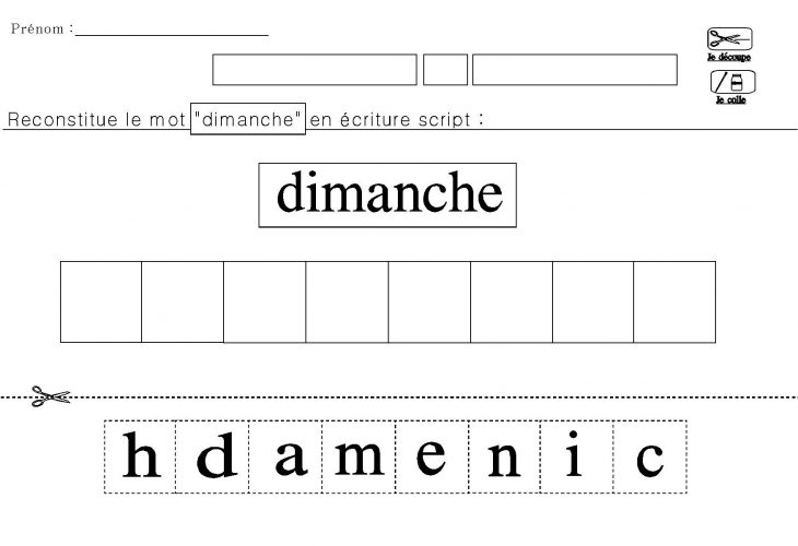 Épinglé Sur Maternelle destiné Mot Avec Lettres Mélangées