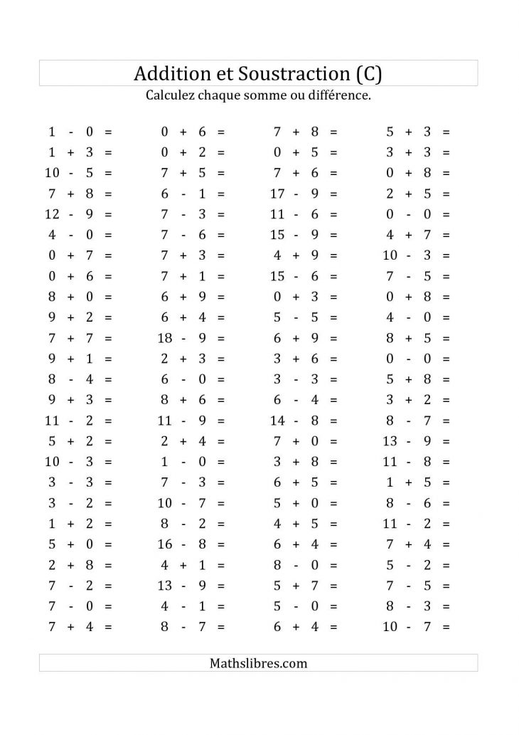 Épinglé Sur Math dedans Exercice De Math A Imprimer