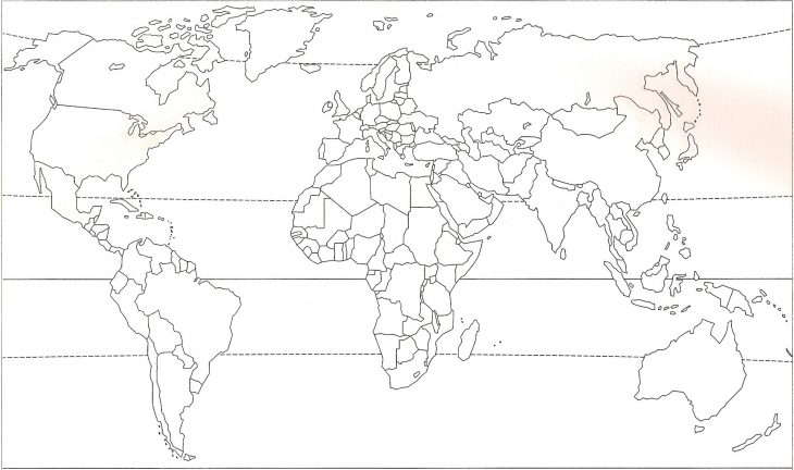 Espacoluzdiamantina: 25 Nouveau Carte Du Monde Politique Vierge avec Carte Vierge À Imprimer