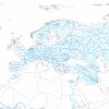 Europe-Pays-Fleuves-Noms-Rivieres-Echelle-Wgs84-Vierge - Cap intérieur Carte Fleuve Europe Vierge
