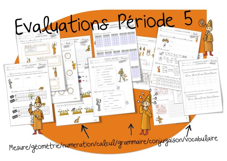 Evaluations : Période 5 | Bout De Gomme pour Symétrie Ce1 Ce2