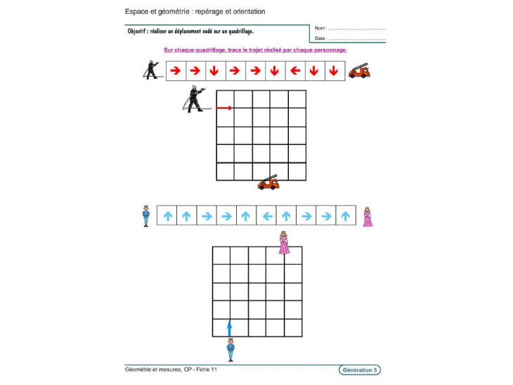 Evolu Fiches – Géométrie Et Mesures Au Cp concernant Reproduction Sur Quadrillage Cm1 A Imprimer