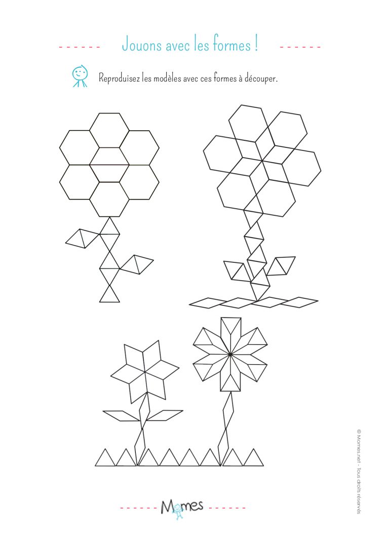Exercice Avec Des Formes À Découper (3) – Momes à Formes À Découper Maternelle