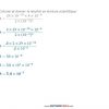Exercice: Calcul Avec Lois De Puissance Et Notation Scientifique destiné Exercice De Math Sur Les Puissances