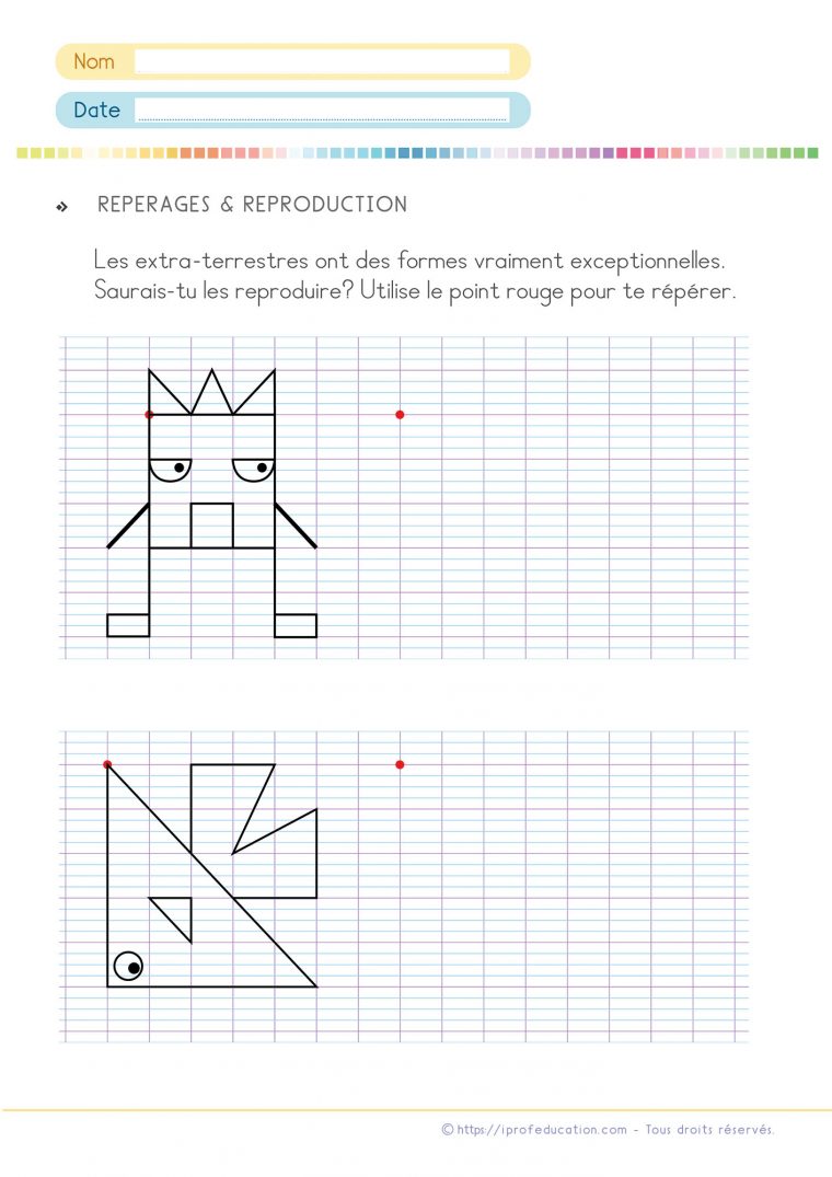 Exercices De Math Cp Ce1 | Pdf Fiches De Mathématiques Cp Ce1 serapportantà Exercice Reproduction Sur Quadrillage Ce1