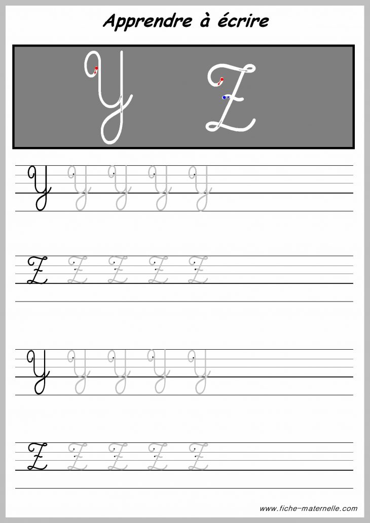 Exercices D'écriture Pour Maternelle Et Cp : Les Lettres concernant Écrire Les Majuscules