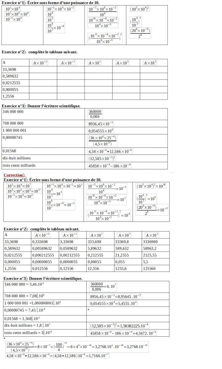 Exercices Sur Les Puissances – Cous Particuliers Math Narbonne à Exercice De Math Sur Les Puissances