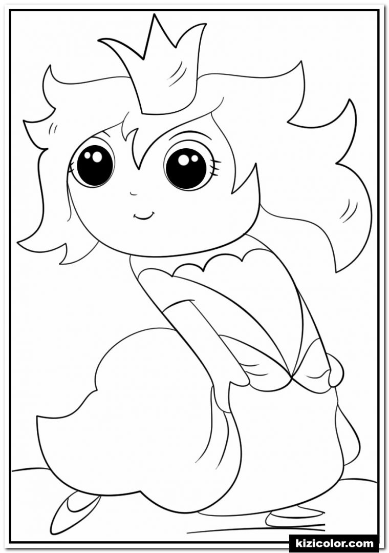 🎨 Chibi Princesse Kawaii – Des Pages À Colorier Imprimables pour Princesse À Colorier Gratuit