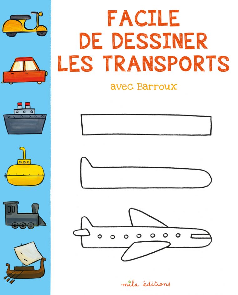 Facile De Dessiner Les Transports Avec Barroux – Les Cahiers serapportantà Voiture Facile À Dessiner