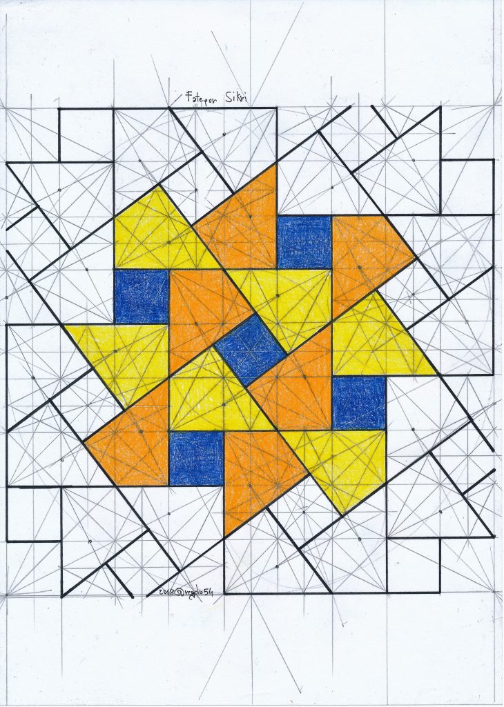 Fatepursikri #geometry #symmetry #handmade #mathart dedans Progression Tangram