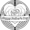 Father's Day Coloring Page : Heart | Father's Day Coloring destiné Coloriage Fete Des Peres A Imprimer Gratuit
