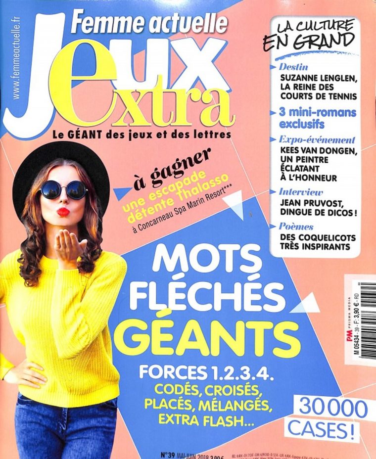 Femme Actuelle Jeux Extra encequiconcerne Mot Fleches Geant