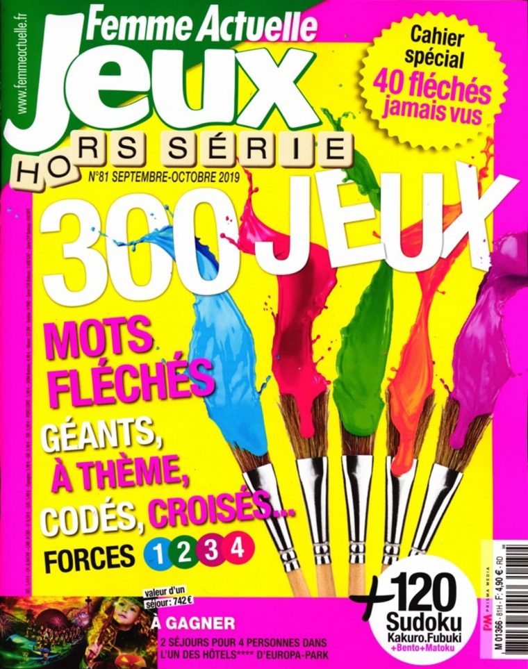 Femme Actuelle Jeux Hors-Série pour Mot Fleches Geant