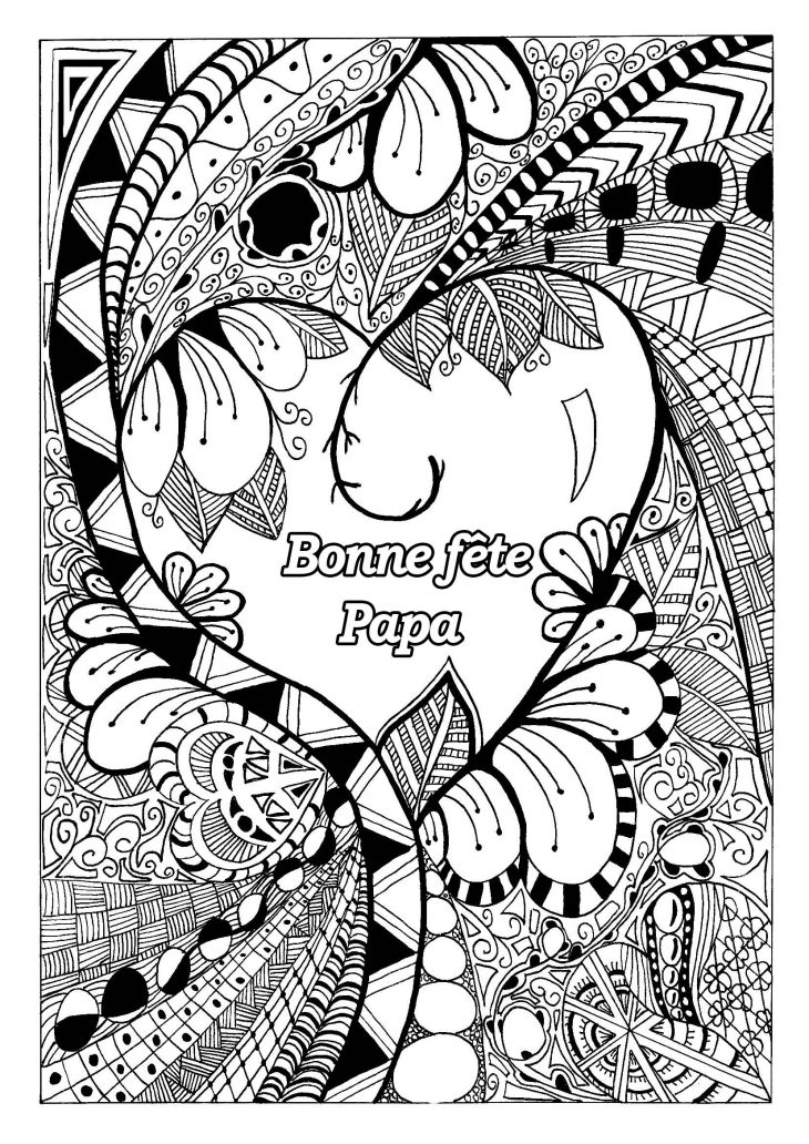 Fete Des Peres 1 – Fête Des Pères – Coloriages Difficiles intérieur Coloriage Fete Des Peres A Imprimer Gratuit