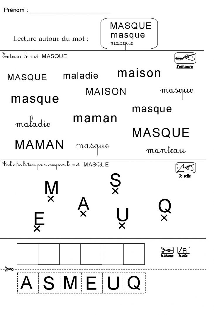 Fiche De Lecture Autour Du Thème De Carnaval En Maternelle Ms Gs encequiconcerne Masque Carnaval Maternelle À Imprimer