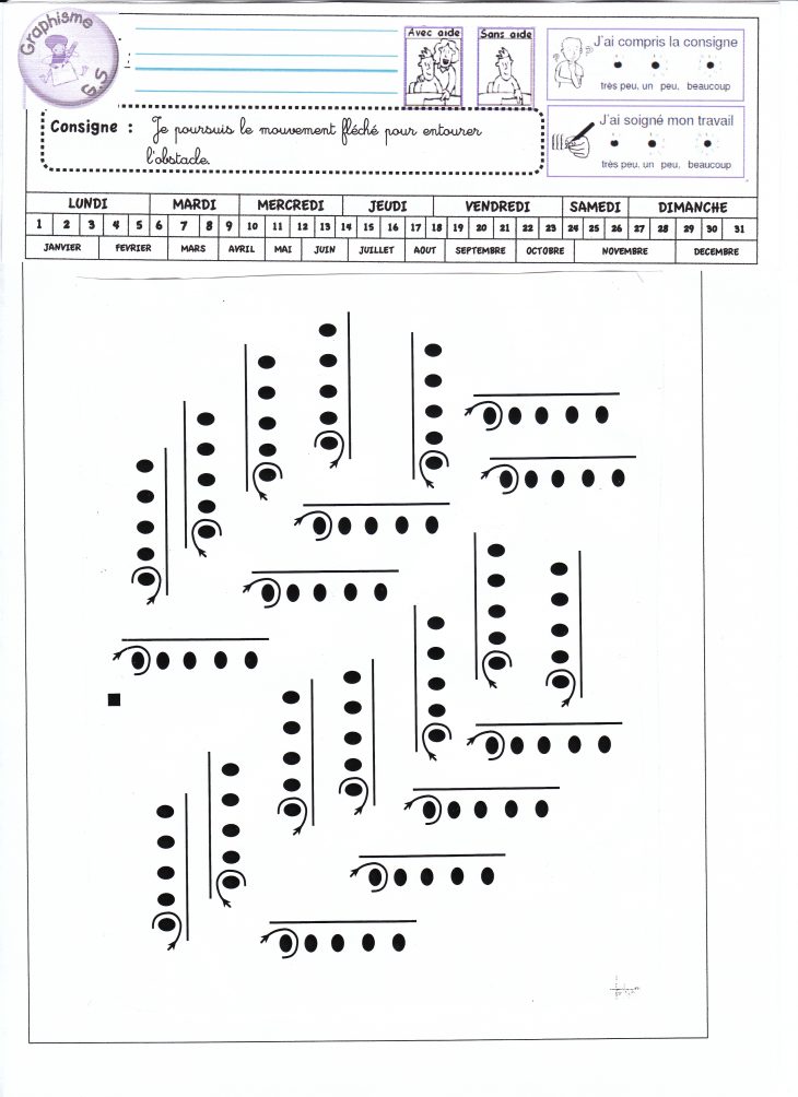 Fiches De Graphisme Gs Période 1 Et 2 – La Classe De Luccia ! destiné Graphisme Décoratif Grande Section