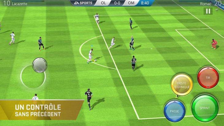 Fifa 16 Ultimate Team Siffle Le Coup D'envoi Sur Android encequiconcerne Jeux Foot Tablette