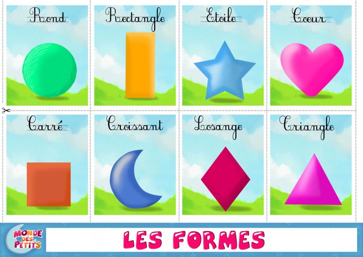 Figury Geometryczne | Activités Pour Apprendre Le Français avec Apprendre Les Couleur En Francais