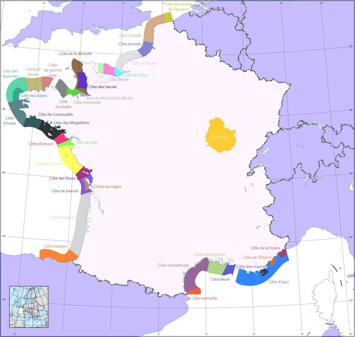 File:côtes De France – Wikimedia Commons à Carte Des Départements D Ile De France