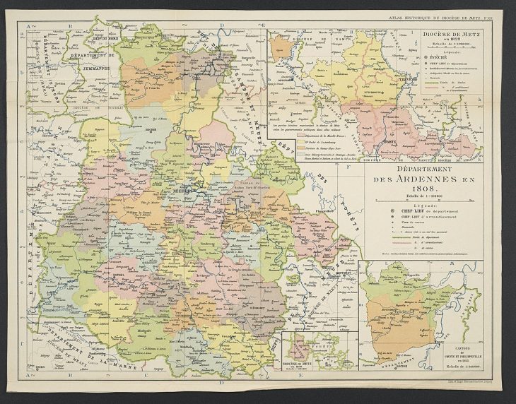 File:département Des Ardennes En 1808 – Wikimedia Commons destiné Departement Et Chef Lieu