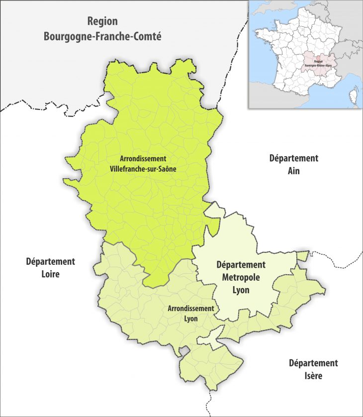 File:département Rhône Arrondissement 2019 – Wikimedia dedans Departement 22 Region