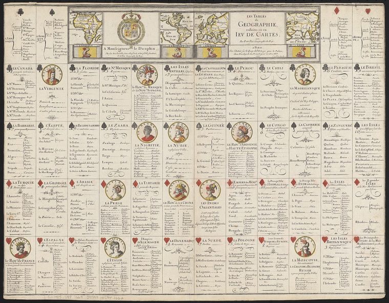 File:les Tables De Geographie, Reduites En Un Jeu De Cartes pour Jeu Geographie France