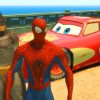 Flash Mcqueen Avec Spiderman &amp; Batman, Flash La Voiture De Course De Disney  Cars / Gameplay Cars 2 avec Jeux De Voiture Avec Feu Rouge