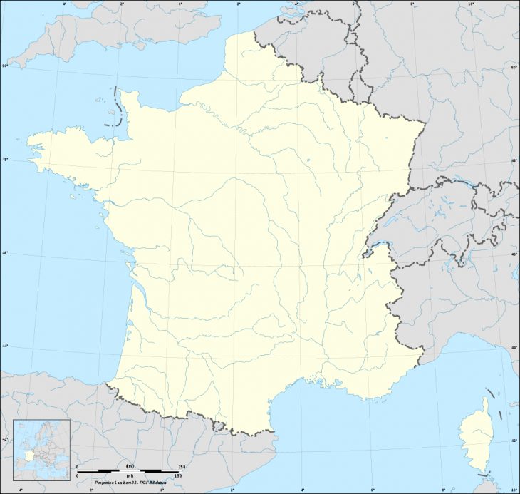 Fond De Carte De France Avec Rivières Et Fleuves | Fond De destiné Carte De France Avec Les Fleuves