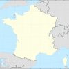Fond De Carte De France Vierge pour Carte De France Muette À Compléter