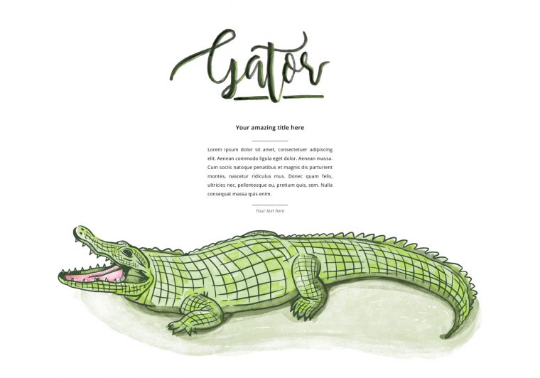 Fond D'écran Libre De Gator – Telecharger Vectoriel Gratuit intérieur Mots Gator