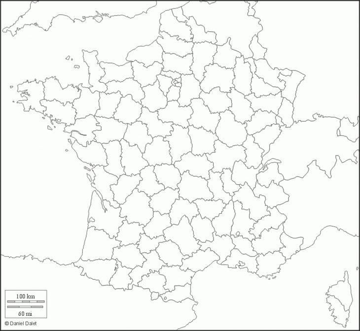 Fonds De Carte De France – Carte-Monde destiné Carte France Département Vierge