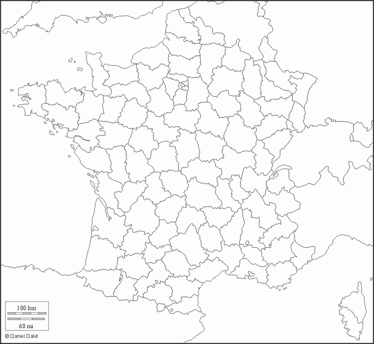 Fonds De Carte De France - Carte-Monde destiné Carte France Département Vierge 