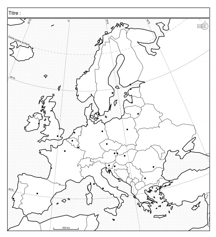 Fonds De Carte – Histoire-Géographie – Éduscol destiné Union Européenne Carte Vierge