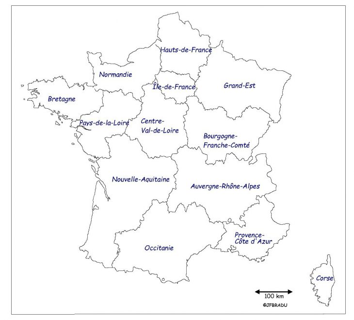 Fonds De Cartes France intérieur Carte De France Département À Colorier