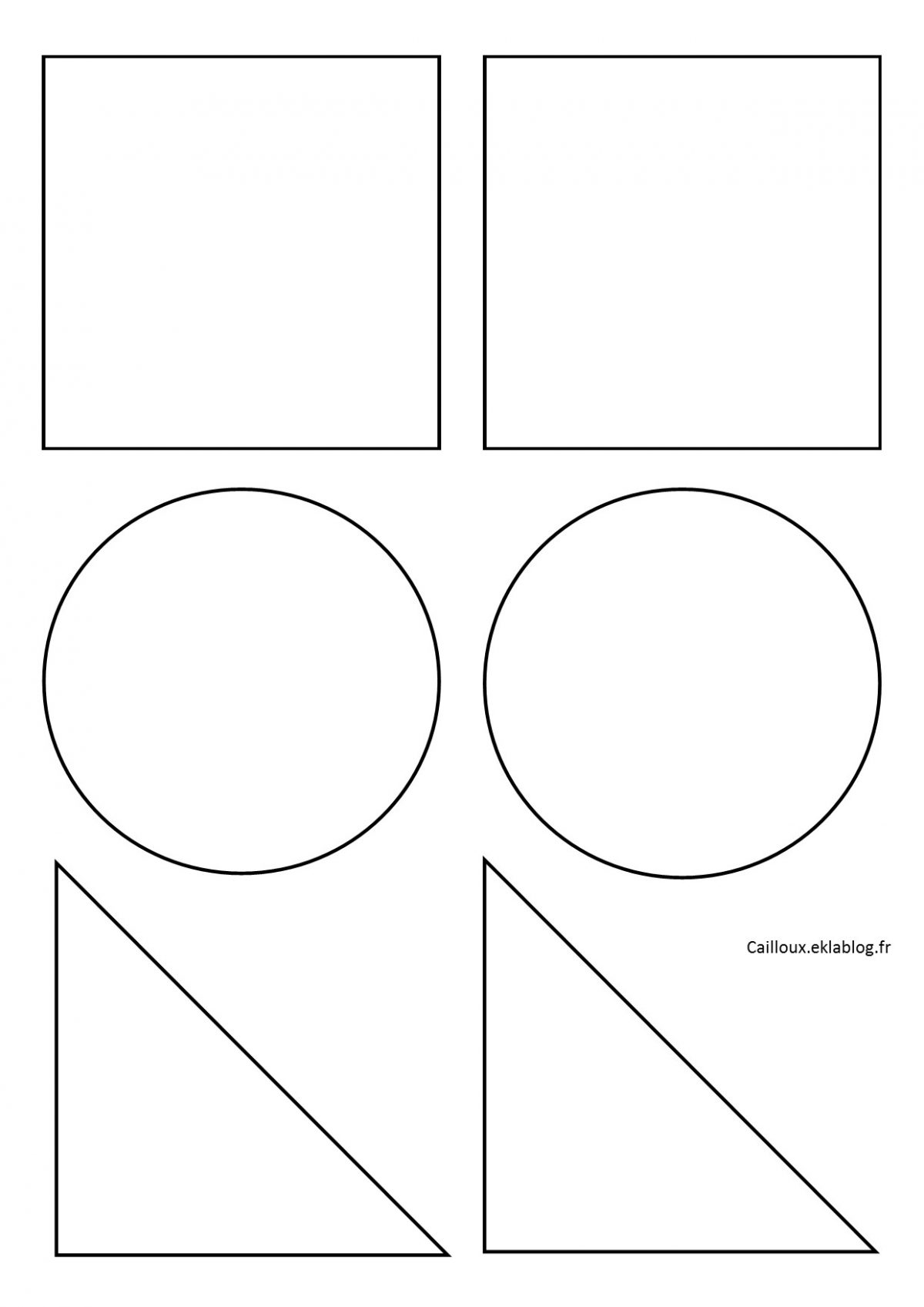 Formes Géométriques Et Découpage - La Maternelle D'isadis7 concernant Formes À Découper Maternelle