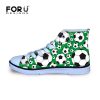 Forudesigns Çocuk Ayakkabıları Erkek Futbol Desen Baskı Tuval Çocuk  Sneakers Kızlar Spor Yürüyüş Ayakkabı Chaussures Enfant Garcon dedans But Foot Enfant