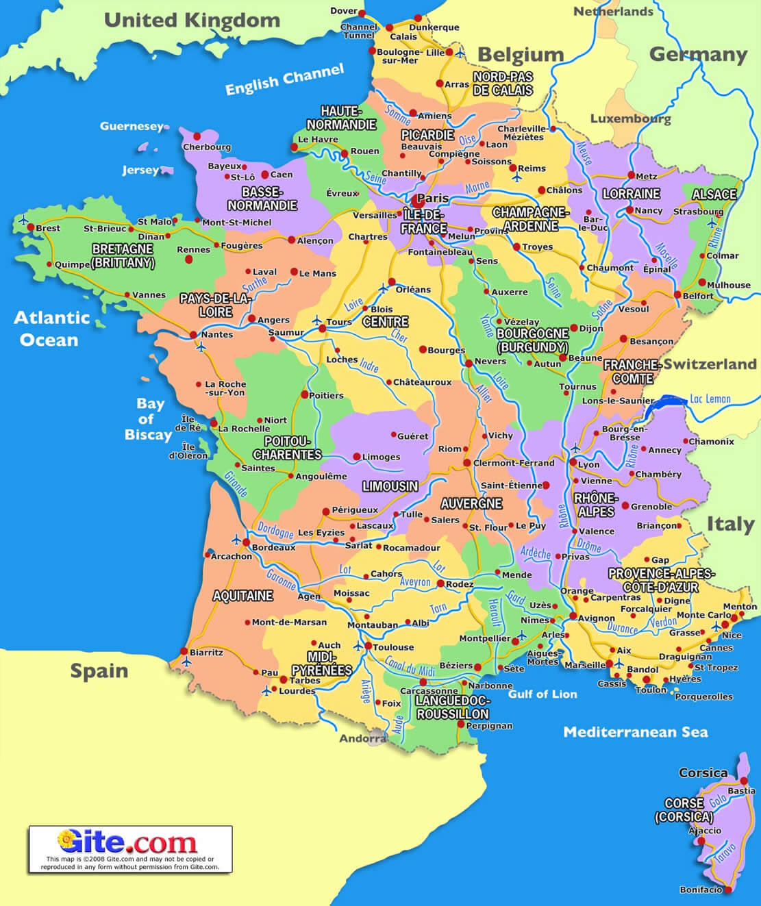 France Carte dedans Gap Sur La Carte De France 