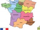 France Map With Regions And Their Capitals encequiconcerne Map De France Regions