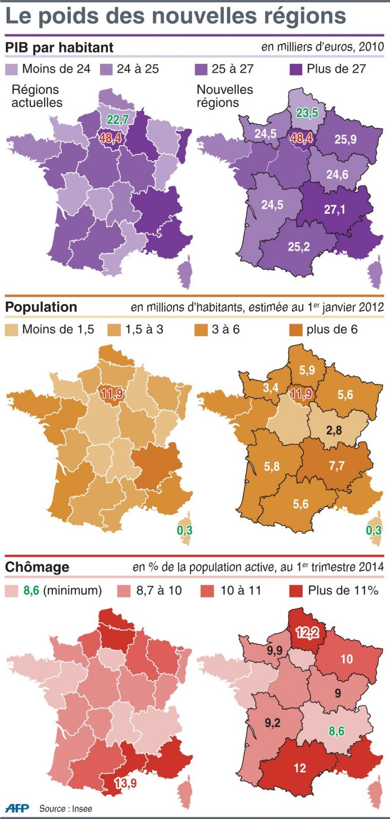 France – Monde | Carte Des Régions : Première Levée encequiconcerne Carte Des 22 Régions