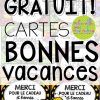 Free French Cards For The End Of The Year - Bonnes Vacances dedans Images Bonnes Vacances Gratuites