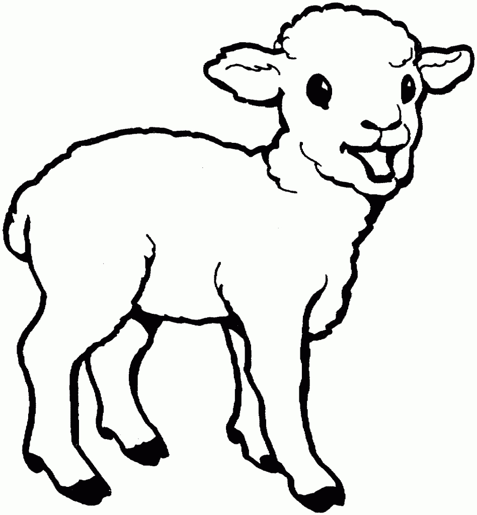 Free Printable Sheep Coloring Pages For Kids | Mouton Dessin à Mouton À Colorier 