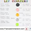 French Colors (Colours) - Les Couleurs En Français intérieur Apprendre Les Couleur En Francais