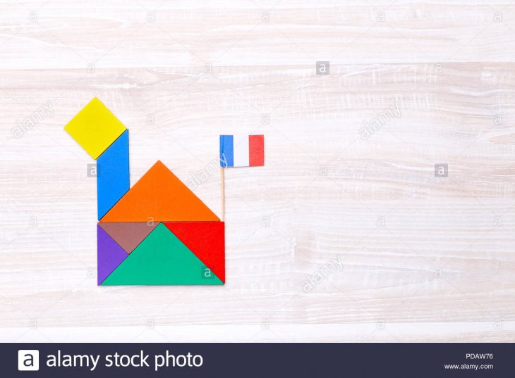 French Compose Stock Photos & French Compose Stock Images destiné Tangram Grande Section