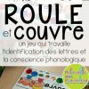 French Phonological Awareness Literacy Roll &amp; Cover Game serapportantà Apprendre Les Lettres En Jouant