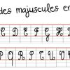 Frise De L'alphabet Des Majuscules En Cursif | Bout De Gomme concernant Majuscule Script