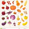 Fruits Et Légumes Colorés Avec Des Noms Illustration De à Nom De Legume