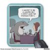 Funny Mousepad: Shark Lawyer | Zazzle | Tapis De Souris concernant Requin Souris