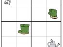 Gardening Sudoku Puzzle For Kids Http://.kidscanhavefun intérieur Sudoku Grande Section