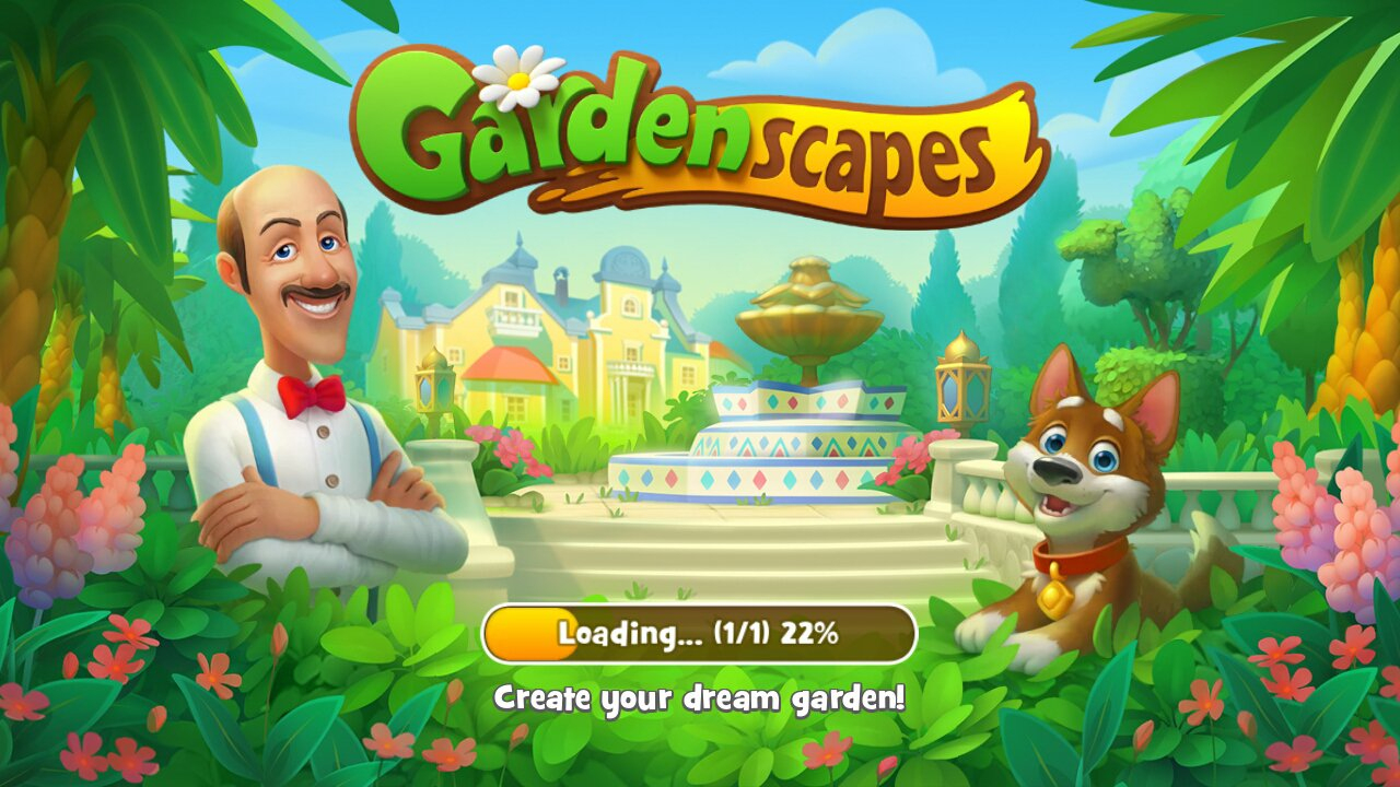 i cant connect facebook to gardenscapes on my laptop